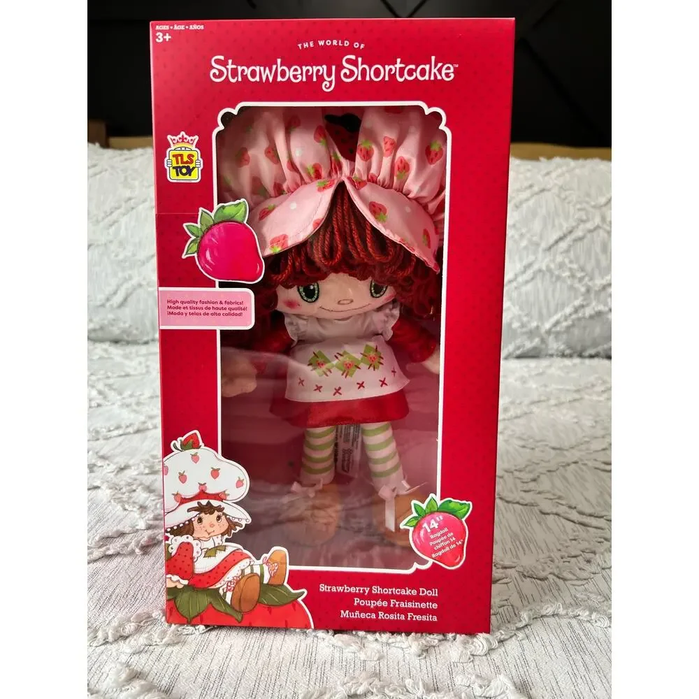 Strawberry Shortcake 14 inch Retro Classic Ragdoll Stuffed Character Plush